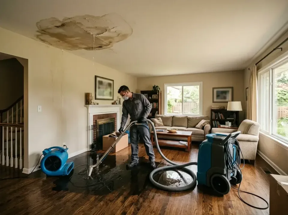 attic-pipe-burst-ceiling-drip-008 — frequently asked questions, Water Damage Restoration & Carpet Care in Arnold, PA